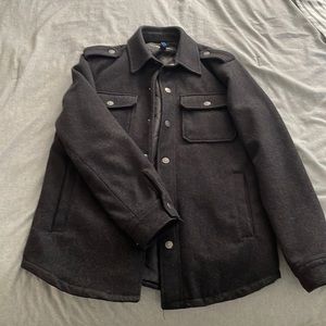 Kenneth Cole, charcoal gray coat/jacket